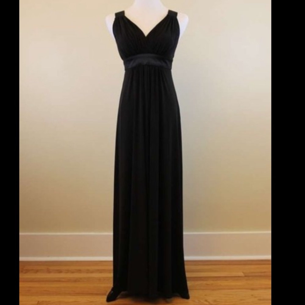 Black David’s Bridal Bridesmaid Dress Size 12